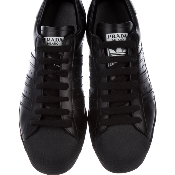 NWOT Adidas x Prada black superstars - Picture 2 of 8